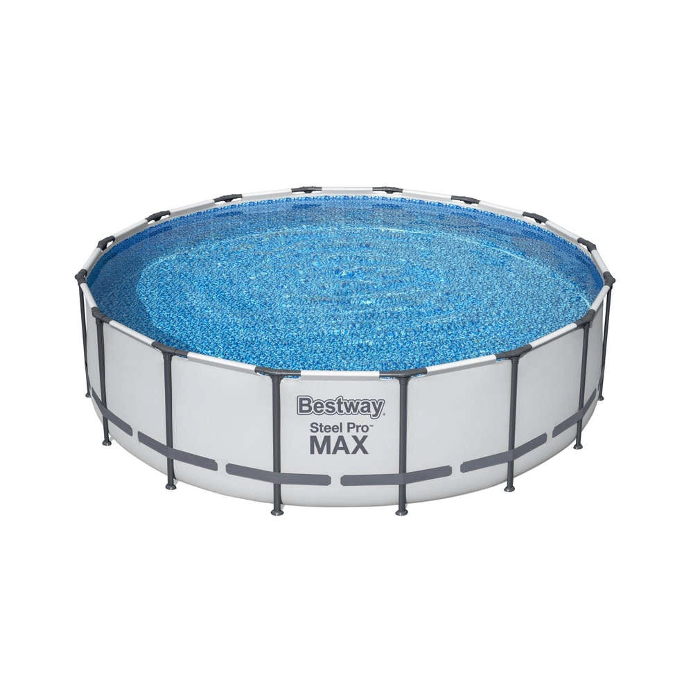 Piscina Fuori Terra Rotonda Bestway 5612Z-5 Steel Pro MAX 488x122 cm