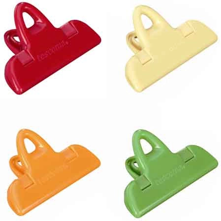 CLIP PER SACCHETTI 'PRESTO' 4 PEZZI 7 cm - TESCOMA