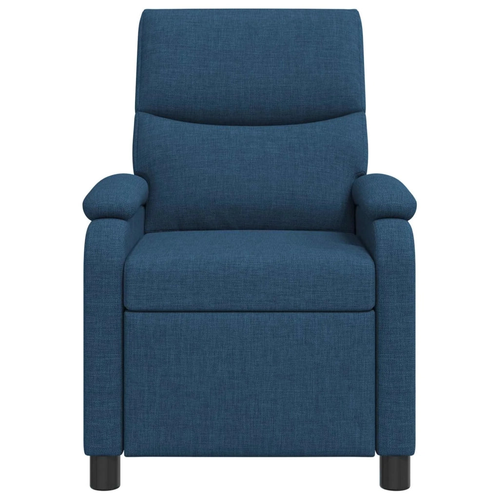 Poltrona reclinabile Blu Tessuto 42034997