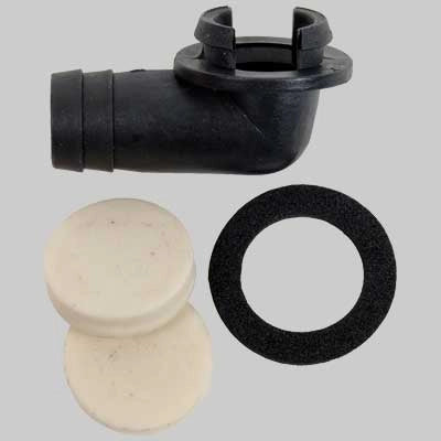 RACCORDO A PIPA PER SCARICO  Pipa Ø 19 Uscita Ø 20     MADE IN ITALY