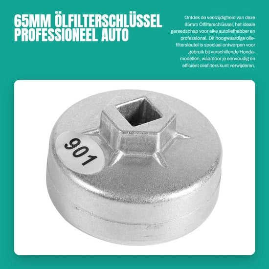 Chiave per filtro dell'olio 65mm - 14 vanne - attrezzi per auto - chiave per filtro dell'olio - attrezzo per sblocco - compatibile con Honda - chiave per filtro dell'olio