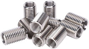 Set di raccordi di allunaggio a rullo M12/M16 - interno/esterno - in acciaio inossidabile per riparazioni - raccordo a vite - diametro variabile - adatto per diverse misure di passo delle viti - set di raccordi di allunaggio a rullo
