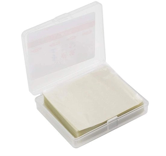 Pacco di Foglie di Riso da Cucina 500 Unità - Carta di Wafel Comestibile - Confezione Artigianale per Dolci - Ecologico - Adatto per Nougat - Materiale di Alta Qualità