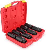 Set di chiavi a 9 pezzi 1/2 pollice - Aci 29/30/31/32/33/34/35/36/38 mm - Acciaio inox - Utilizzo professionale - Chiave a stella