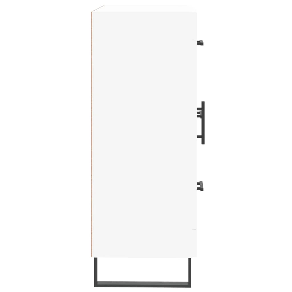 Buffet credenza cassettiera armadio mobile contenitore organizer per cucina soggiorno salotto 69,5 x 34 x 90 cm legno ingegnerizzato bianco 02_0030454