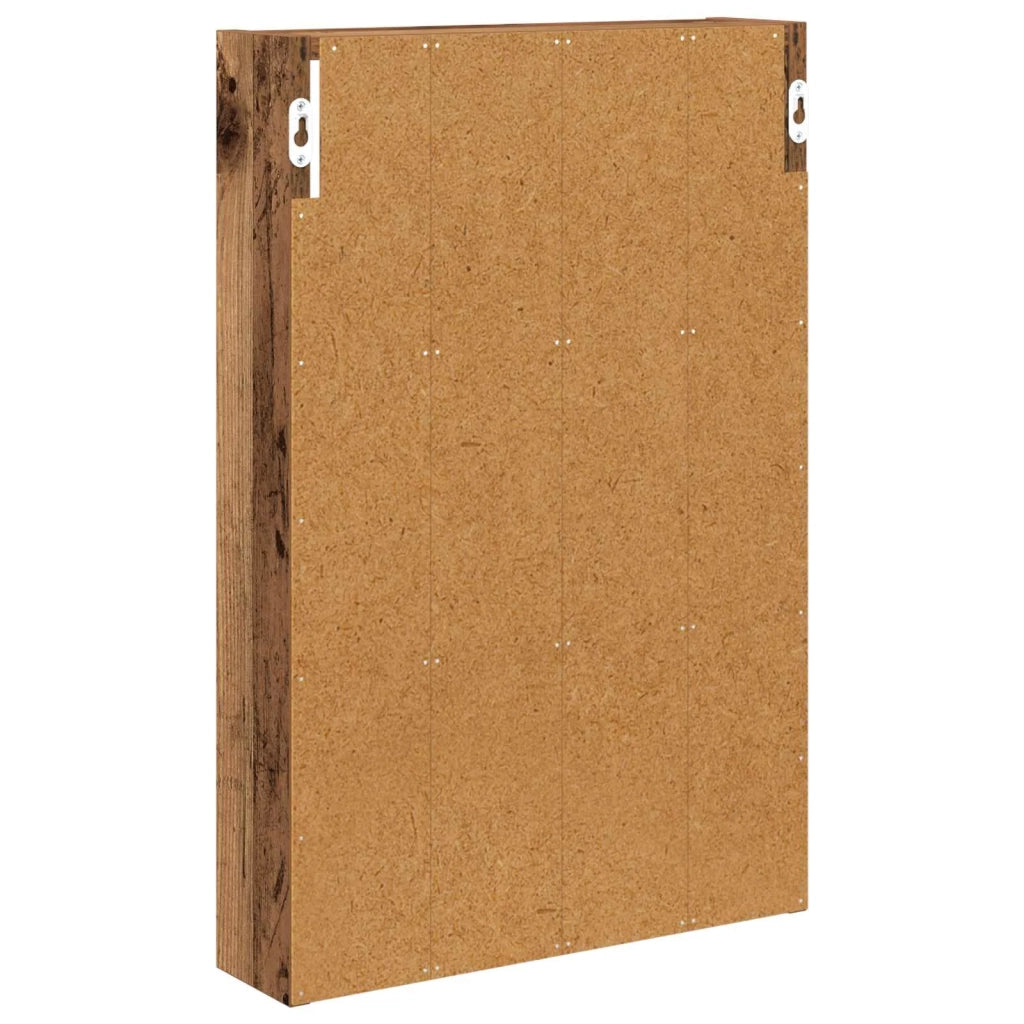 Armadio da Bagno | Mobile da Bagno a muro Legno vecchio 40 x 10 x 60,5 cm