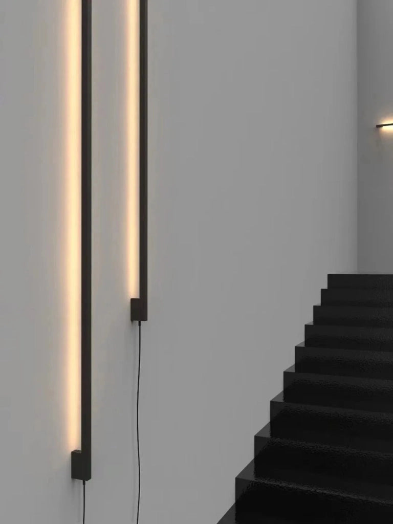 Applique Da Parete Led Lhj064-w 100cm Black