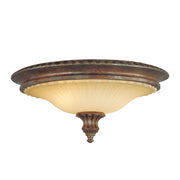 Plafoniera rotonda 44,5 cm 2xE27 bronzo Stirling Feiss