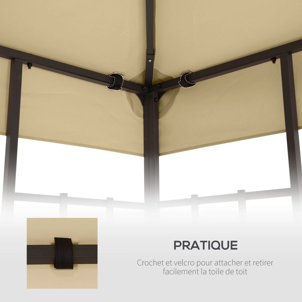 Tenda Giardino 3x3 m ¨C zephmum ¨C Beige