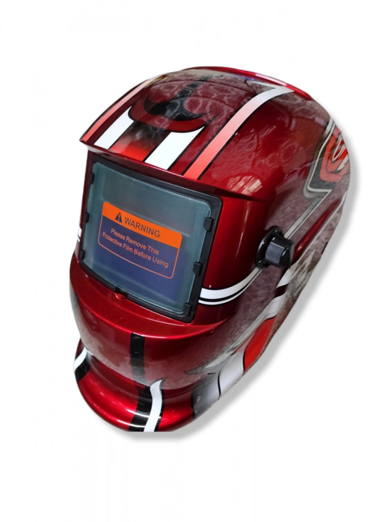 MASCHERA PER SALDATURE OSCURANTE CASCO LCD REGOLABILE AUTOSCURANTE VARI COLORI