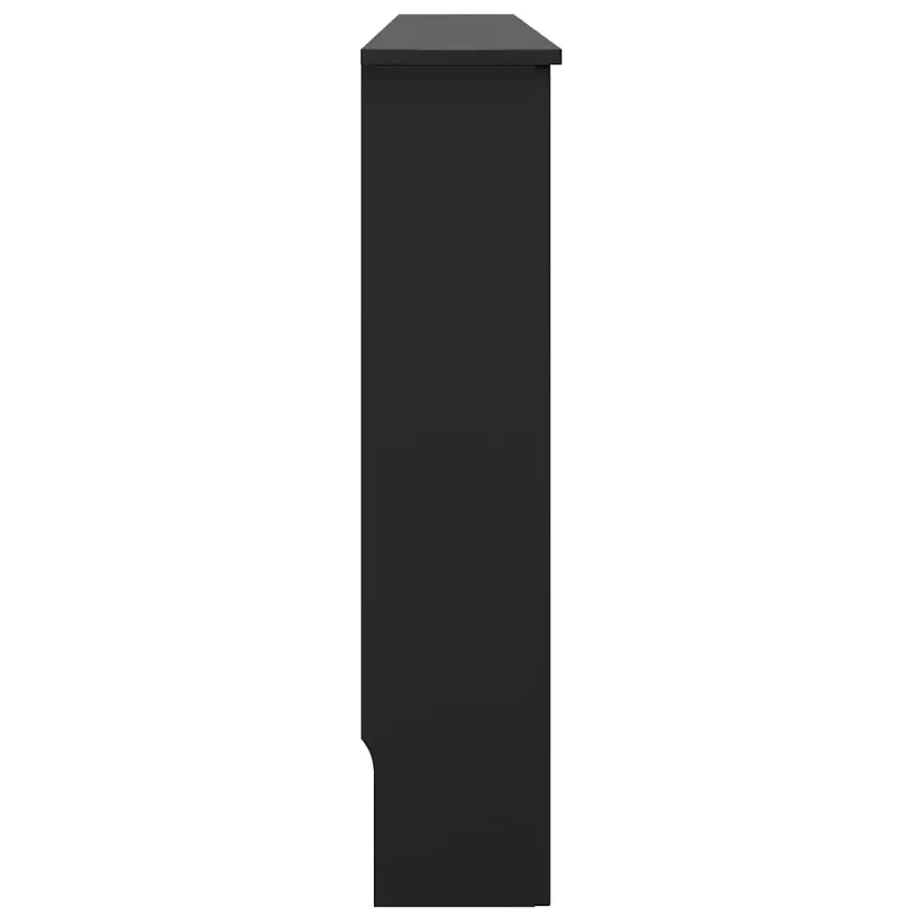 Copertura per Radiatore Nera 172x19x81 cm in MDF 288198