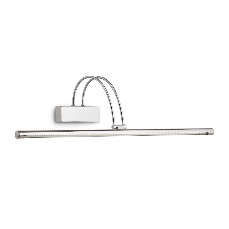 Lampada Da Parete Bow Ap D76 Cromo Ideal-Lux