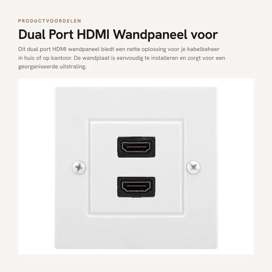 Pannello HDMI a Doppia Uscita per Uso Casa e Ufficio