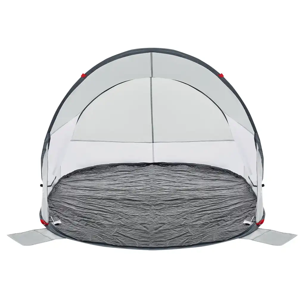 Tenda da Spiaggia Pop-Up Grigia Impermeabile