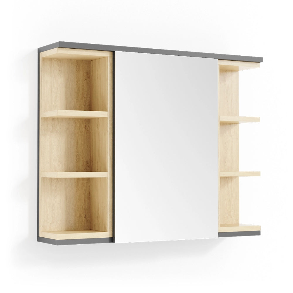 Vicco Specchio contenitore bagno Antracite 79.6 x 64 cm