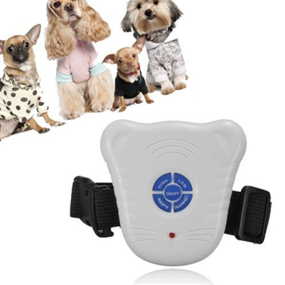 Trade Shop - Collare Educativo Antiabbaio Addestramento Per Cane Cani Anti Abbaio Bark Stop -