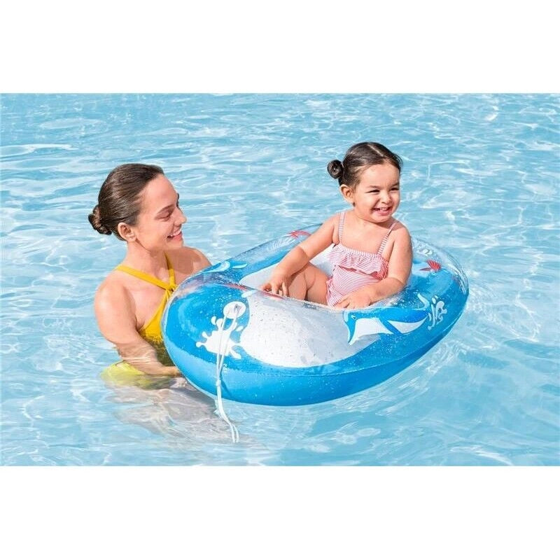 BESTWAY CANOTTINO DELFINO 102X69 CM  3+ ANNI GONFIABILE