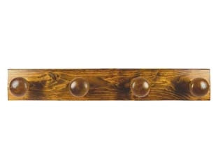 APPENDIABITI IN LEGNO 4 POSTI NOCE  cm.9x59