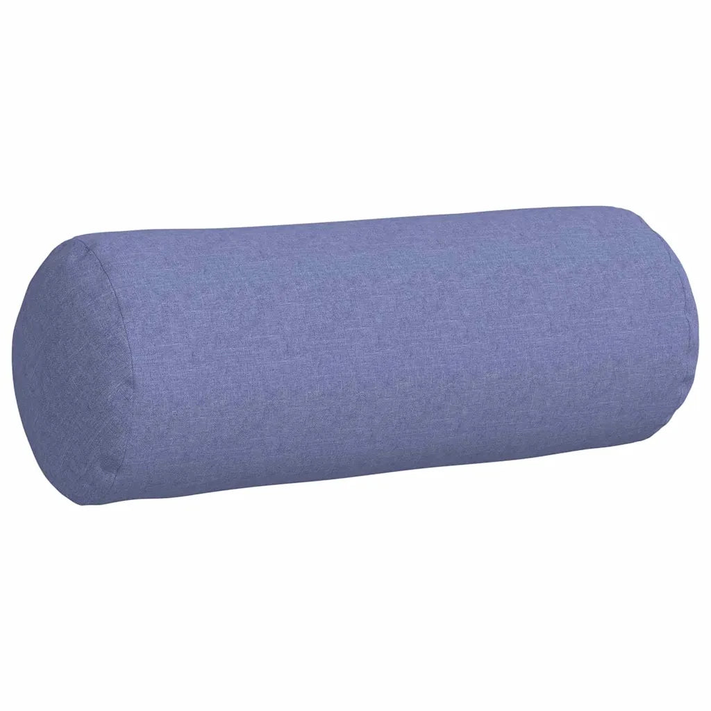 Cuscini a rullo 2 pcs Blu jeans Ø 25 x 70 cm Tessuto 42014325