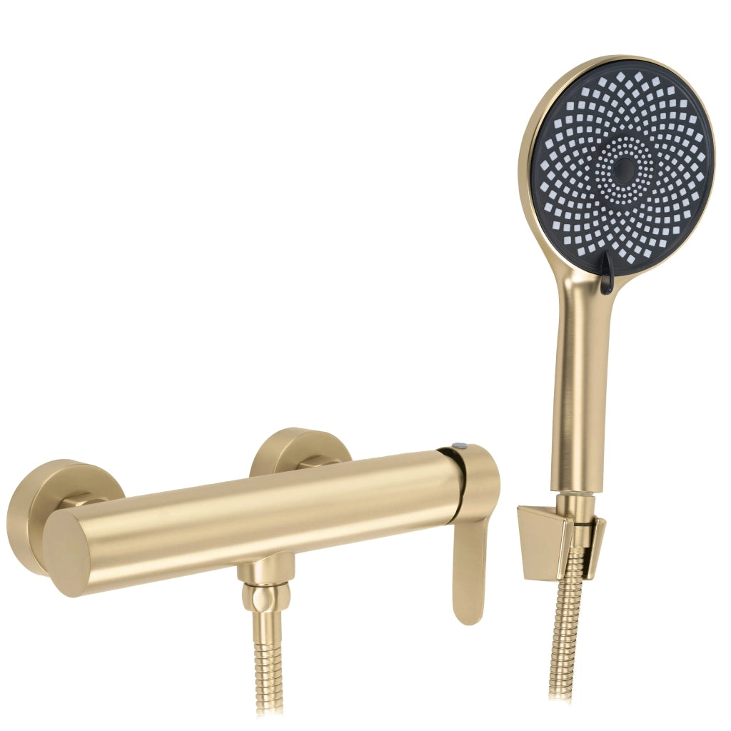 Rubinetto Doccia Rea Arcos Brush Gold