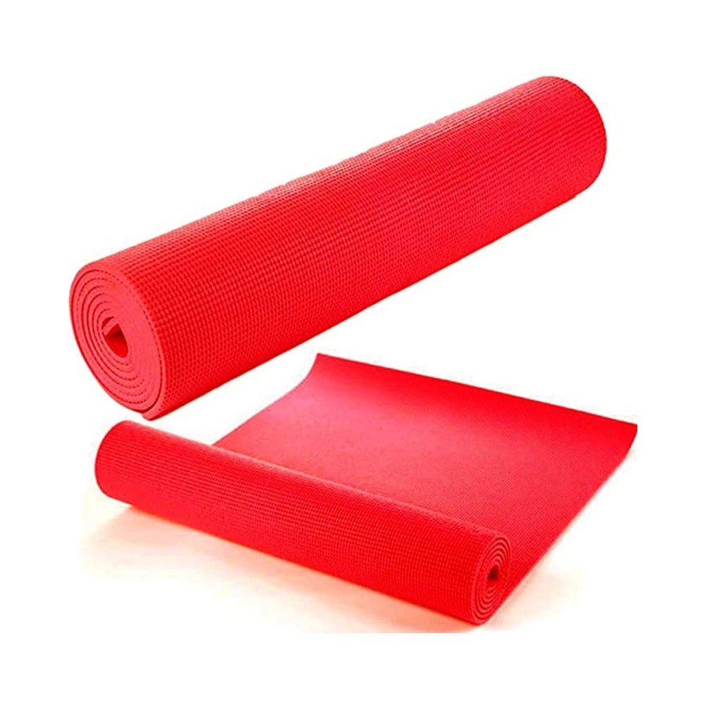 Trade Shop - Tappetino Yoga In Pvc 61x173x0.8 Cm Tappeto Aerobica Fitness Pilates Palestra -