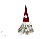 Decorazione Natalizia Babbo Natale con Ovatta 57 cm