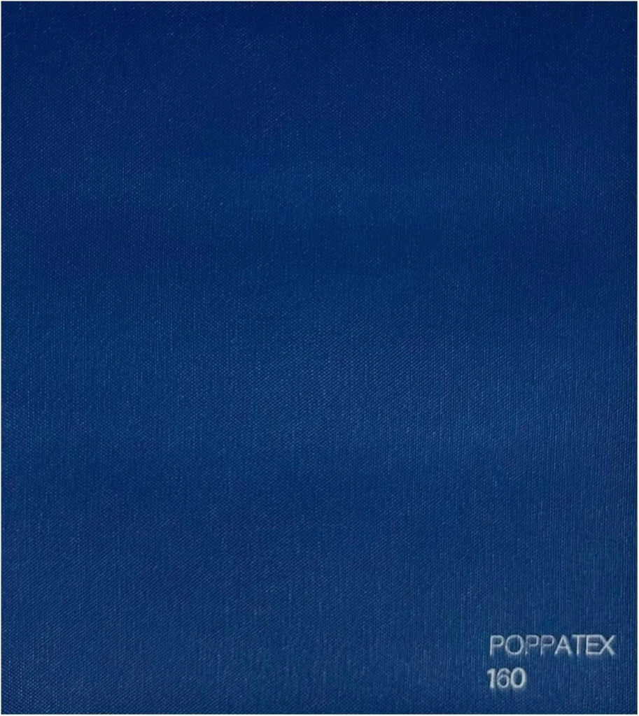 Tessuto Ecopelle Nautica Tappezzeria Alta Qualità "POPPATEX" - Colore BLU ROYAL 160 - Morbida e Resistente - Vendita al Metro - H.140