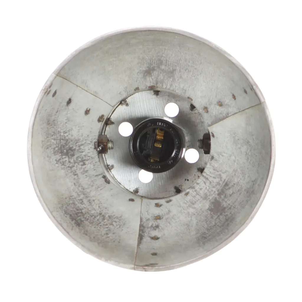 Lampada da Parete in Stile Industriale Argento 45x25 cm E27 320503