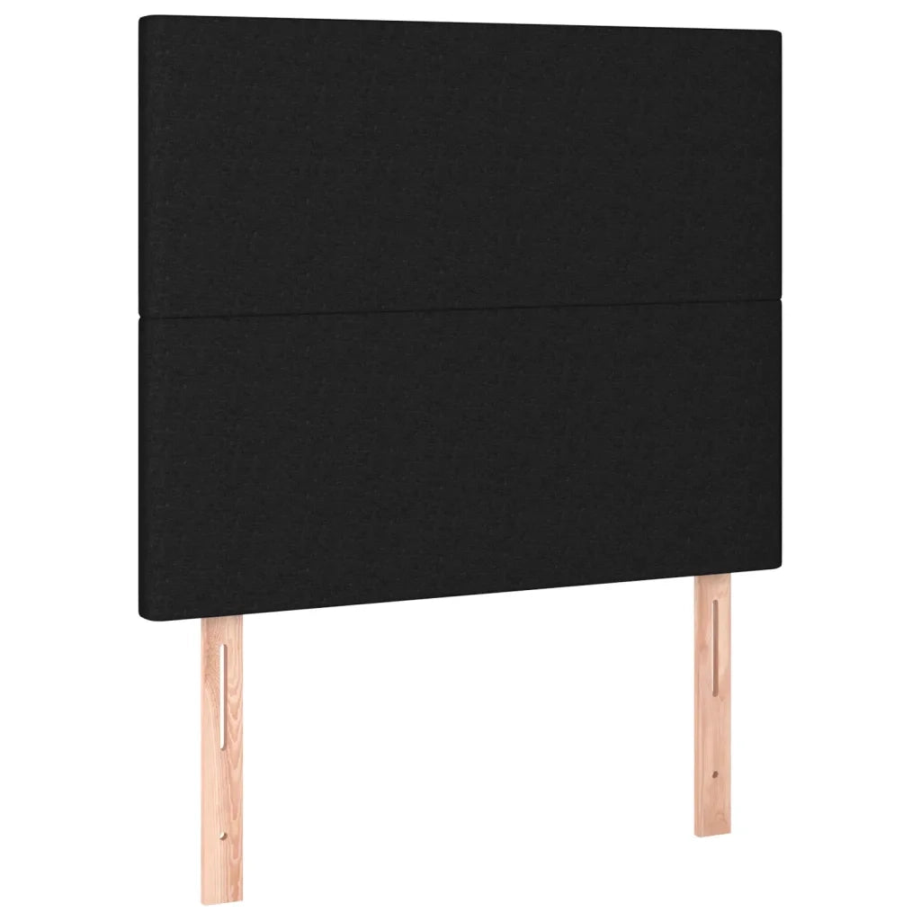 Giroletto a Molle con Materasso Nero 80x200 cm inTessuto 3136951