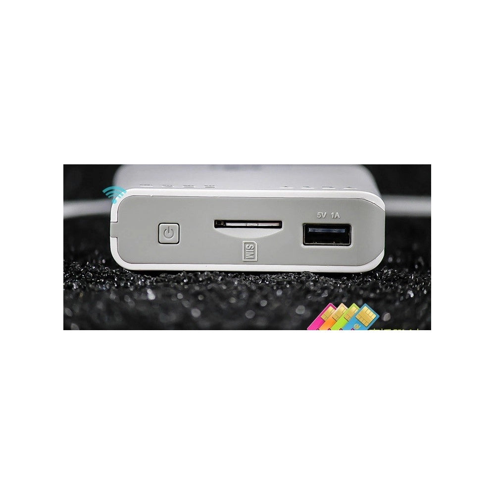 Trade Shop - Wireless Mini Modem Wifi Router 3g Portatile Con Batteria Supporta Sim Wcdma -
