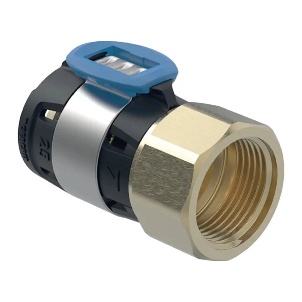 ADATTATORE FLOWFIT CON FILETTO FEMMINA PER MULTISTRATO A PRESSARE ø20MM - 1/2 ATTACCO FEMMINA   GEBERIT