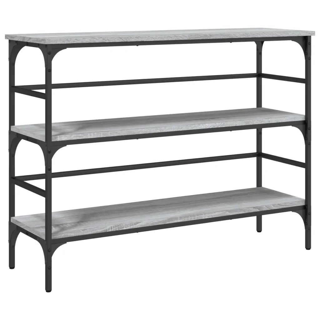 Tavolo Consolle | Tavolo d'Ingresso Grigio Sonoma 100x32x75 cm in Legno Multistrato