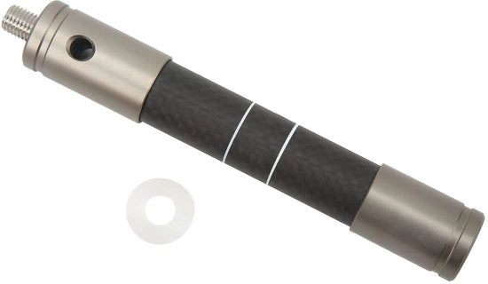 Stabilizzatore per Bows 5 Pollici - Carbonio/Acero Inox - Accessorio di Compensazione - Assorbimento Vibrazioni/Rumore - Leggero/Portatile - Adatto per Bows Recurve/Compound - Accessorio per Bows
