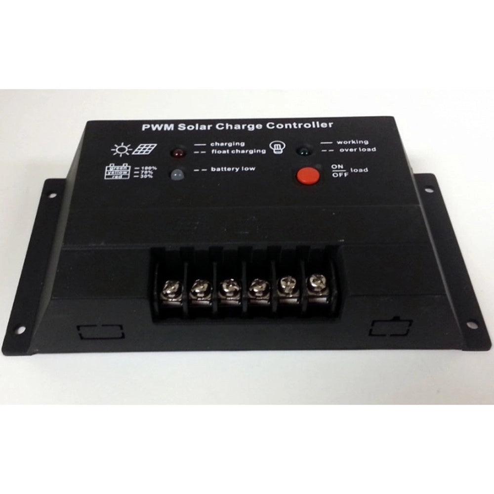 Trade Shop - Controller Regolatore Caricabatteria Porta Usb 10a 12/24v Pannello Energia Solare -