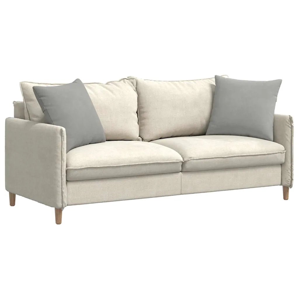 Cuscini da Divano 2 pcs Grigio chiaro 50 x 50 cm Tessuto 42013984
