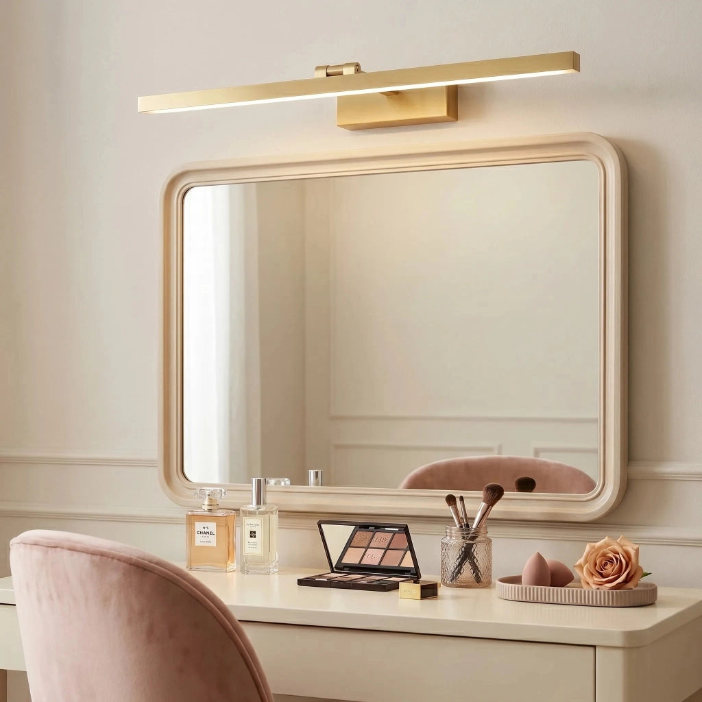 Applique Da Bagno Led APP1865-1W 80 Cm Brush Gold