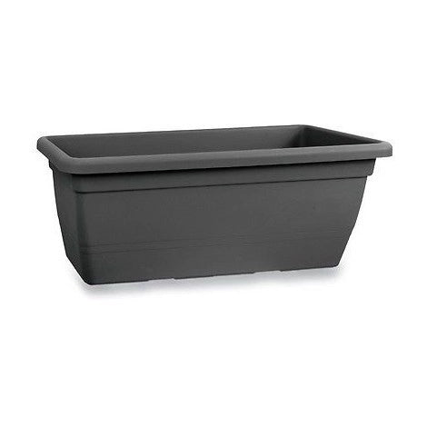 Fioriera in plastica da 60cm anthea Colore: Antracite