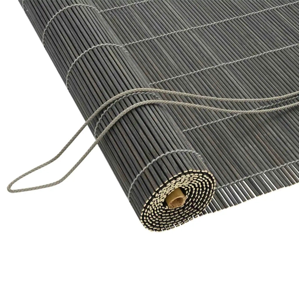 Tenda a rullo Grigio 140 x 160 cm Bambù 42039732