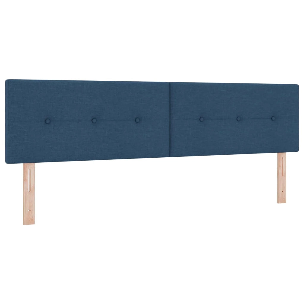 Letto box spring con materasso Blu 180 x 200 cm Tessuto 3452484