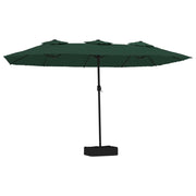 Ombrello | Parasolne a Doppia Testa con LED Verde 449x265 cm