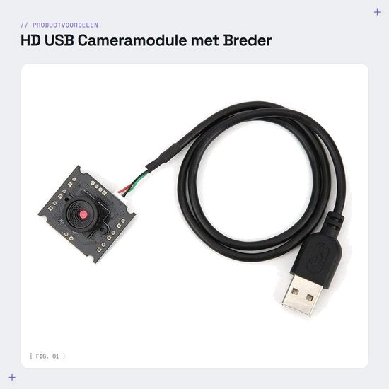 Modulo di Camera USB a Alta Definizione con Campo Visivo Ampio