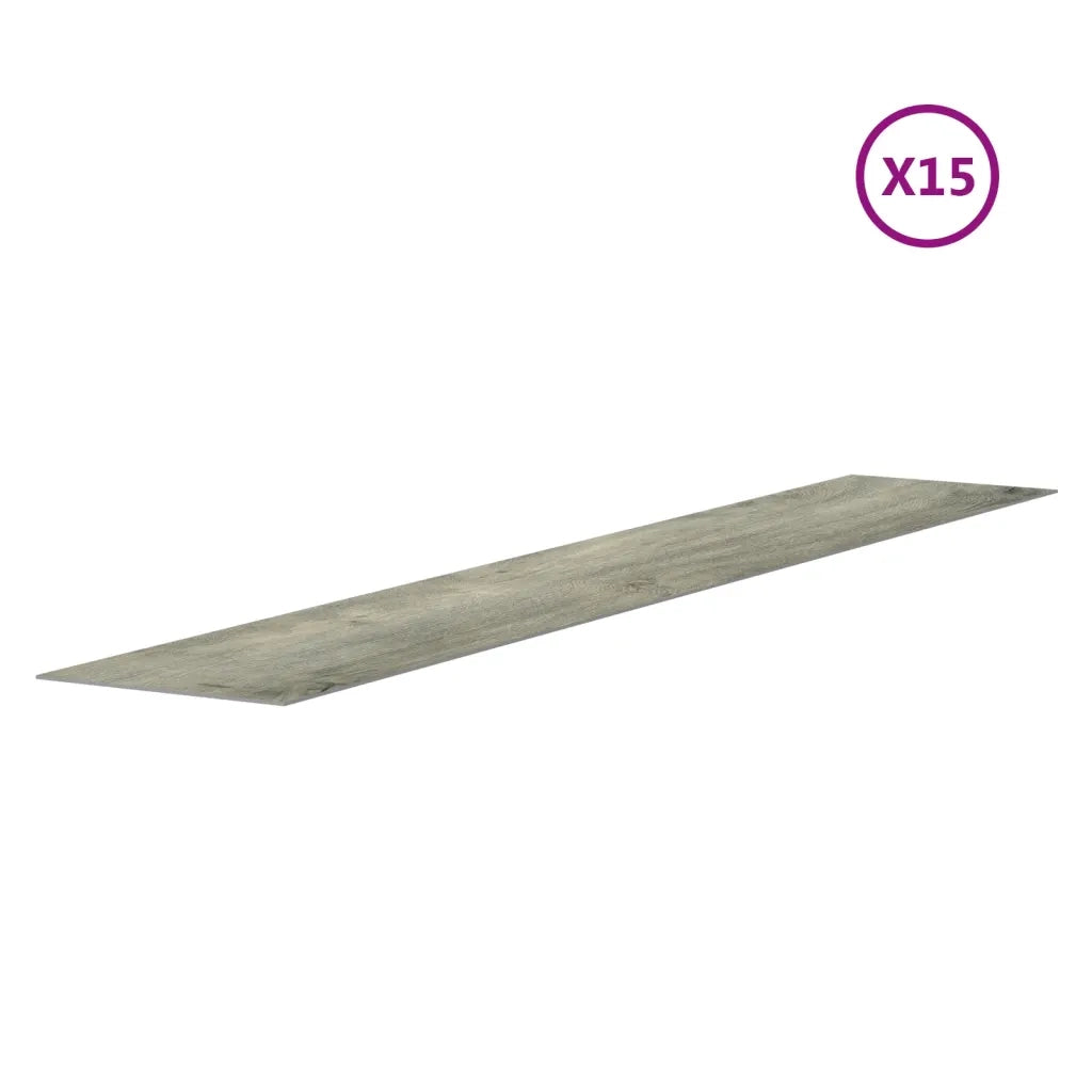 Pannelli da Parete Effetto Legno Grigio PVC 2,06 m² 351818