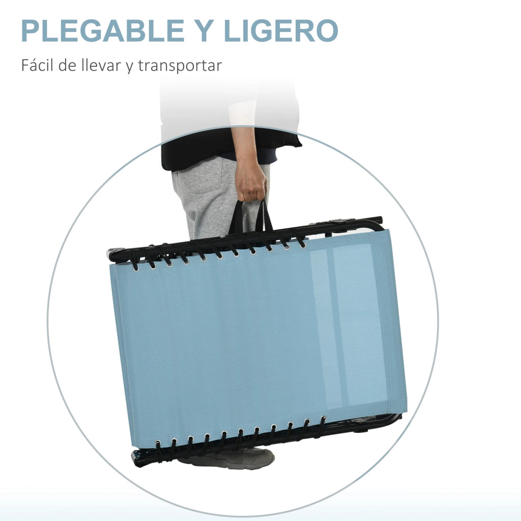Tumbona Pieghevole ¨C Minimal ¨C Blu 189x58x30 cm