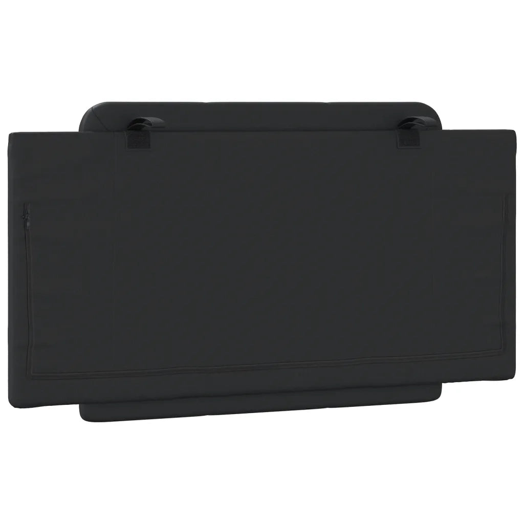Cuscino Testiera Zadar Nero 100 cm in Similpelle 374843