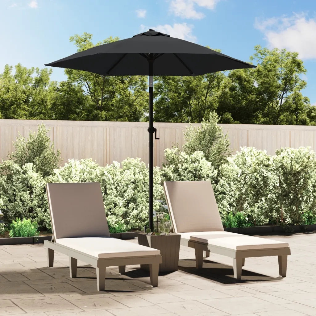Ombrellone-Ombrello da giardino Antracite 200x224 cm in Alluminio