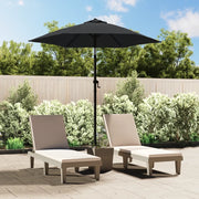 Ombrellone-Ombrello da giardino Antracite 200x224 cm in Alluminio