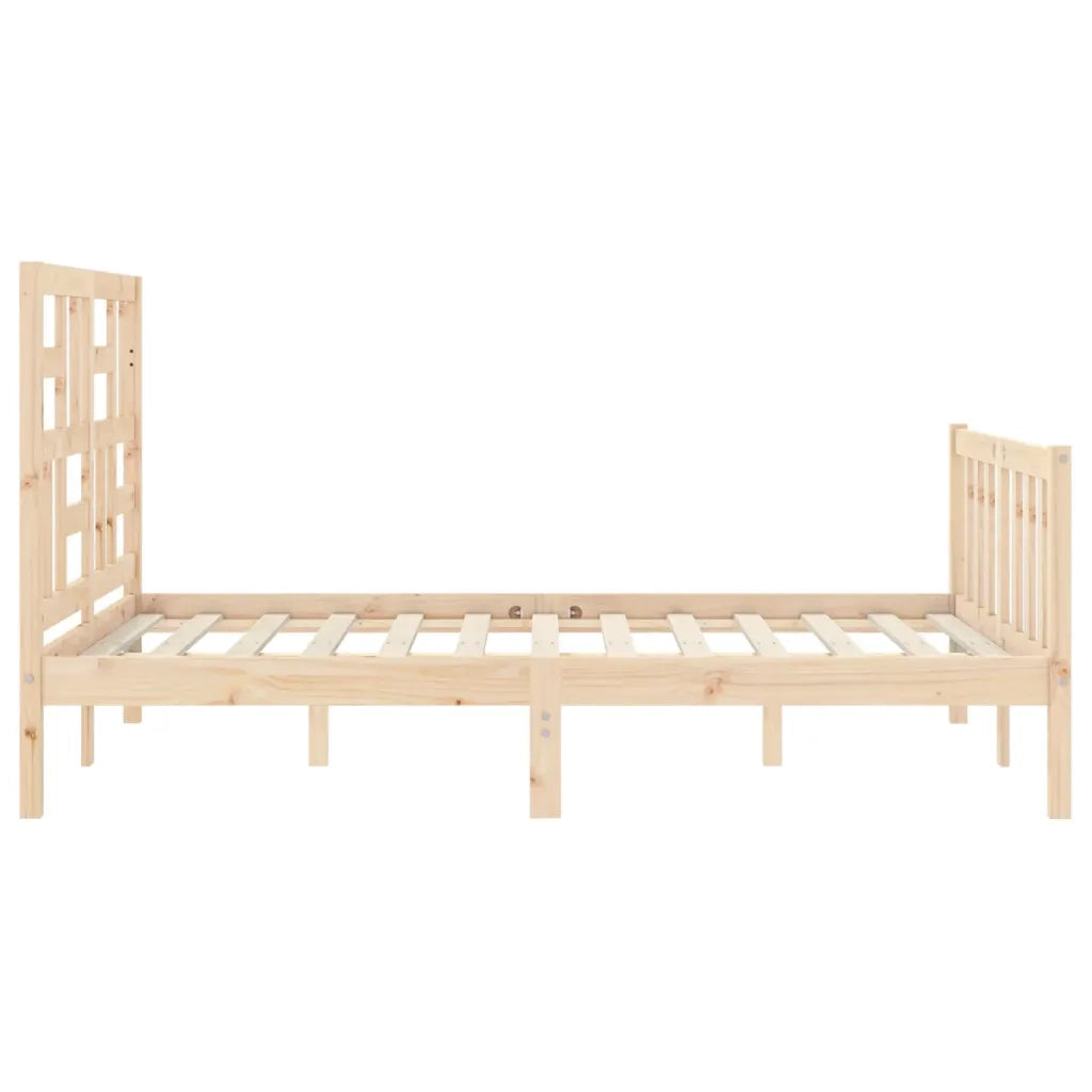 Giroletto senza Materasso-Struttura Letto 140x200 cm in Legno Massello di Pino 291711
