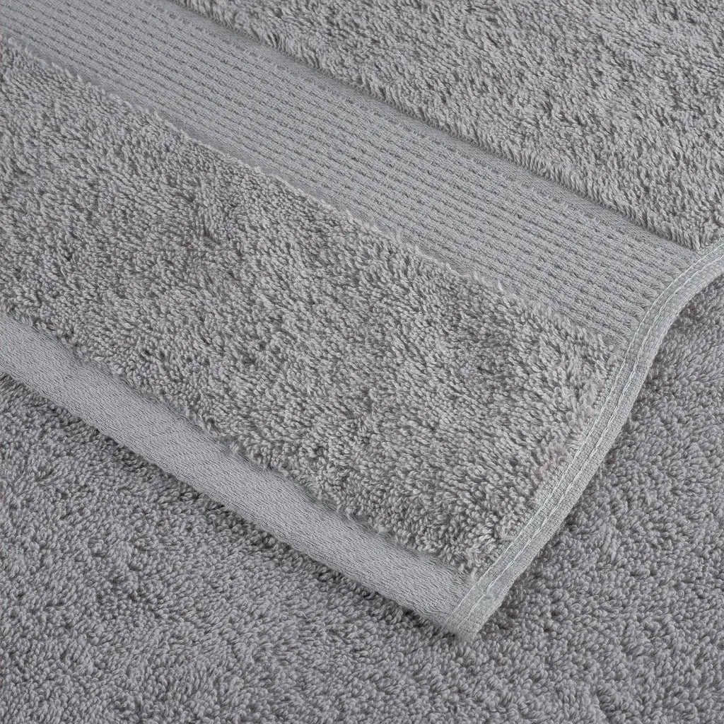 Asciugamani da bagno Premium SOLUND 4 pz Grigio 100x150 cm 600 g/m² 137312