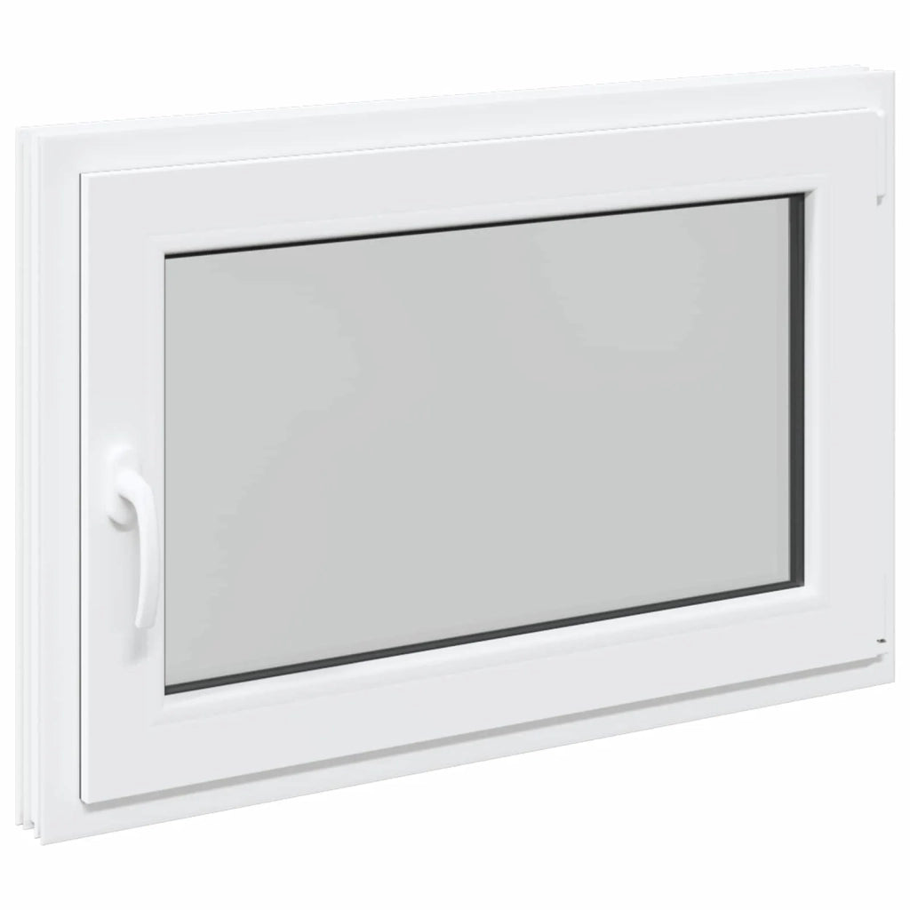 Finestra per Soffitta RISOR Bianco 90 x 60 cm PVC e Vetro 42047246