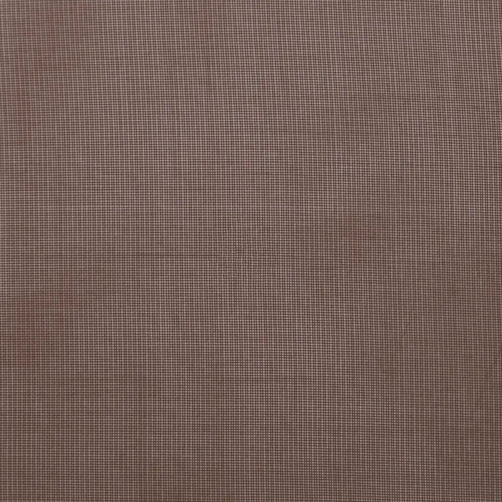 Tende in Voile con Occhielli 2 pz Marrone 140x175 cm